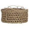 Natural Seagrass 3 Tiered Hanging Basket - Foreside Home & Garden