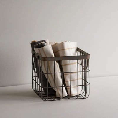 Patina Metal Basket - Foreside Home & Garden 9 Patina Metal Basket - Foreside Home & Garden - Image 7