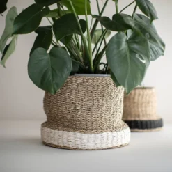 White Rope & Seagrass Basket - Foreside Home & Garden 10 White Rope & Seagrass Basket - Foreside Home & Garden -Eco Haven Store GUEST c7c6cf00 e009 42d0 a6f6 56101279a8c7