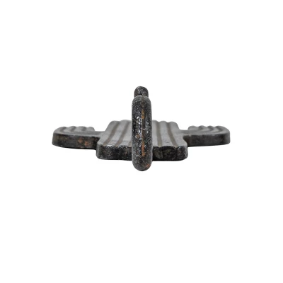 Cactus Wall Hook Black Cast Iron By Foreside Home & Garden 5 Cactus Wall Hook Black Cast Iron By Foreside Home & Garden - Image 3