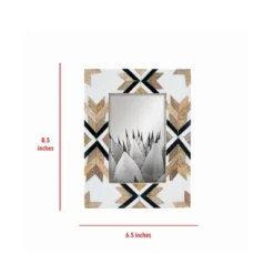 4 X 6 Inch Native Pattern Decorative Wood Picture Frame - Foreside Home & Garden 15 4 X 6 Inch Native Pattern Decorative Wood Picture Frame - Foreside Home & Garden -Eco Haven Store GUEST c8a22676 115a 4915 bb59 a743943c1320