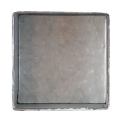 White Enamel Metal Lidded Decorative Storage Canister - Foreside Home & Garden -Eco Haven Store GUEST cc1ad05d 951d 4def af16 9266ede39b41