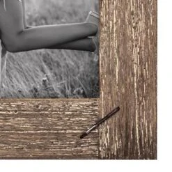 4 X 6 Inch Decorative Distressed Wood Picture Frame With Nail Accents - Foreside Home & Garden -Eco Haven Store GUEST cc63fcf9 90cd 4432 85bf 9bc40871a98f