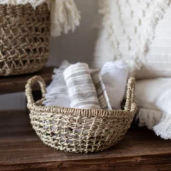 Natural Seagrass Bowl - Foreside Home & Garden -Eco Haven Store GUEST d3eecf95 e94a 4aa6 a02f 484a2bc51c79