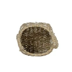 6.75 Inch Basket White Seagrass & Rope By Foreside Home & Garden -Eco Haven Store GUEST d5a74783 cc67 4d37 bc75 25e895519ef2