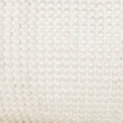 14X22 Inch Hand Woven Yarn Tassel Pillow White Cotton & Acrylic With Polyester Fill By Foreside Home & Garden 4 14X22 Inch Hand Woven Yarn Tassel Pillow White Cotton & Acrylic With Polyester Fill By Foreside Home & Garden - Image 2