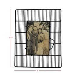 4X6 Inch Picture Frame Black Metal & Glass By Foreside Home & Garden 13 4X6 Inch Picture Frame Black Metal & Glass By Foreside Home & Garden -Eco Haven Store GUEST d5dbf7c0 d23d 4889 8514 fb4b7cb28d94