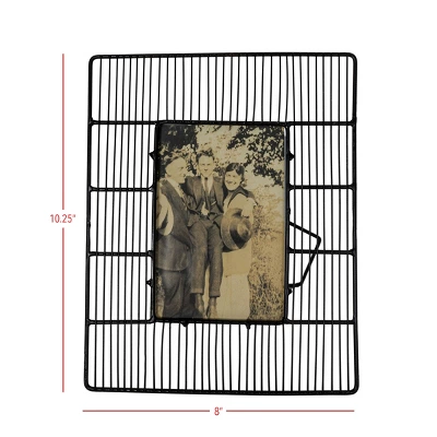 4X6 Inch Picture Frame Black Metal & Glass By Foreside Home & Garden 8 4X6 Inch Picture Frame Black Metal & Glass By Foreside Home & Garden - Image 6