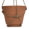 Hanging Terracotta Terracotta & Jute Planter - Foreside Home & Garden