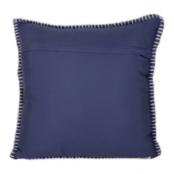 20X20 Inch Hand Woven Floral Stripe Outdoor Pillow Blue Polyester With Polyester Fill By Foreside Home & Garden 8 20X20 Inch Hand Woven Floral Stripe Outdoor Pillow Blue Polyester With Polyester Fill By Foreside Home & Garden -Eco Haven Store GUEST d685e4bb 0aef 481a 97b3 80436bbcfd29