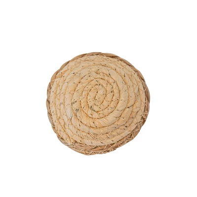 Woven Dish Basket Natural Corn Husk & Seagrass By Foreside Home & Garden 5 Woven Dish Basket Natural Corn Husk & Seagrass By Foreside Home & Garden - Image 3