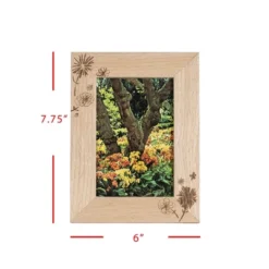 4x6 Inches Natural Wood & Glass Photo Frame - Foreside Home & Garden -Eco Haven Store GUEST db786796 9731 4f94 8eb8 8fb526fb4ed1