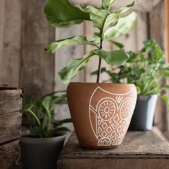 Owl Multi Terracotta Planter - Foreside Home & Garden -Eco Haven Store GUEST decd6f73 180d 4932 8084 a6515daa49e9