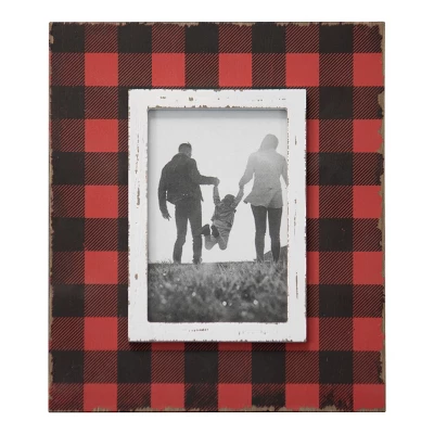 Buffalo Plaid 4x6 Inch Wood Decorative Picture Frame - Foreside Home & Garden 10 Buffalo Plaid 4x6 Inch Wood Decorative Picture Frame - Foreside Home & Garden - Image 8