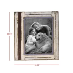 White And Brown Decorative Distressed Wood Picture Frame - Foreside Home & Garden 15 White And Brown Decorative Distressed Wood Picture Frame - Foreside Home & Garden -Eco Haven Store GUEST e270979f 2339 4659 8fe2 52106a52d43f