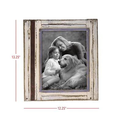 White And Brown Decorative Distressed Wood Picture Frame - Foreside Home & Garden 7 White And Brown Decorative Distressed Wood Picture Frame - Foreside Home & Garden - Image 5