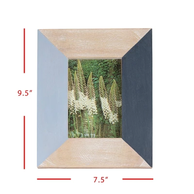 4x6 Inches Blue Wood & Glass Photo Frame - Foreside Home & Garden 7 4x6 Inches Blue Wood & Glass Photo Frame - Foreside Home & Garden - Image 5