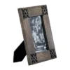 Black Southwest Pattern 4x6 Inch Wood Decorative Picture Frame - Foreside Home & Garden