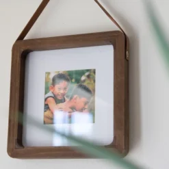 Natural Wood 4 X 4 Inch Decorative Wood Hanging Picture Frame - Foreside Home & Garden -Eco Haven Store GUEST f11f07c3 f0e0 48e1 80bd 531f4a134304