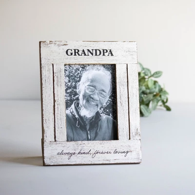 5x7 Inches Grandpa Always White Wood & Glass Photo Frame - Foreside Home & Garden 9 5x7 Inches Grandpa Always White Wood & Glass Photo Frame - Foreside Home & Garden - Image 7
