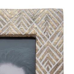 5x7 Inches Brass Wood & Glass Photo Frame - Foreside Home & Garden -Eco Haven Store GUEST f4c9240e 87db 4fe5 835f 3d26f4844073