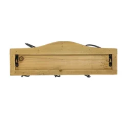 Black Metal & Wood Space Saving Wine Holder - Foreside Home & Garden -Eco Haven Store GUEST fb551f22 d842 4e07 b7c0 050aa8a1b886